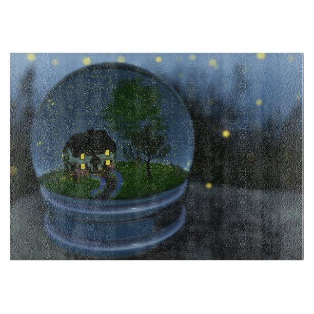 Firefly Globe Cutting Board Schneidebrett (Vorderseite)