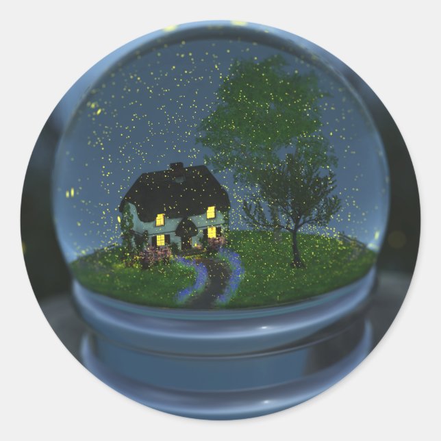 Firefly Globe Stickers (Vorderseite)