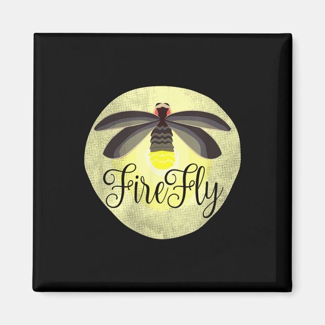 Firefly Lightning Bug Summer Gift Magnet (Vorne)