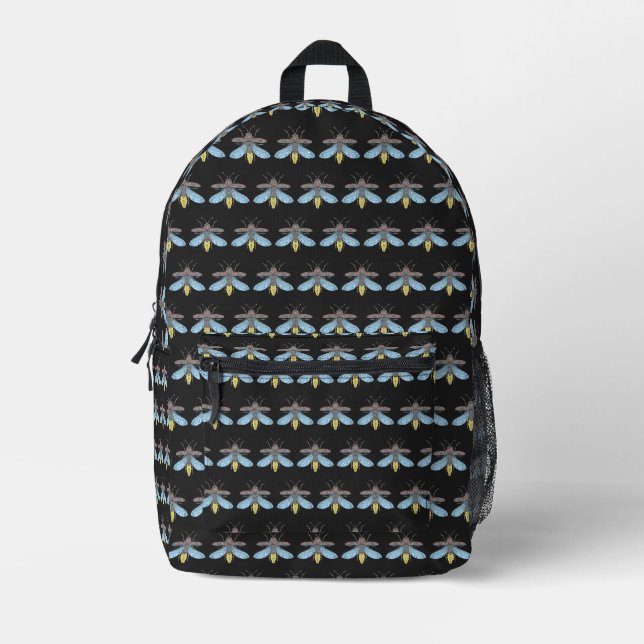 Firefly (schwarz) - Backpack Bedruckter Rucksack (Vorderseite)
