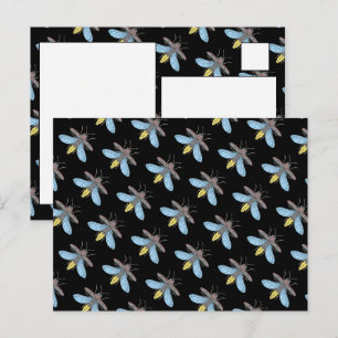 Firefly (schwarz) - Postkarte