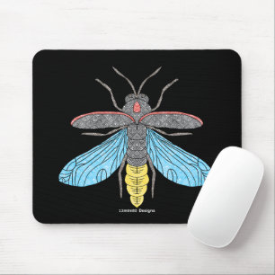 Firefly (Single schwarz) - Maus-Pad Mousepad