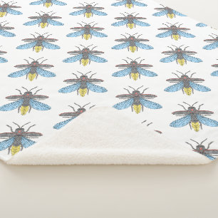 Firefly (weiß) - Sherpa Blanket Sherpadecke