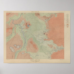 Firehole Geyser-Becken Poster