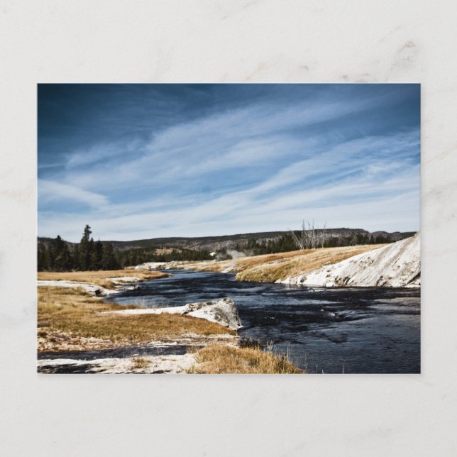 Firehole River Postkarte (Vorderseite)
