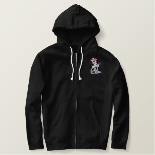 Fireman Dalmatiner Bestickter Hoodie