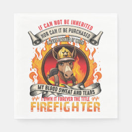 Fireman Donkey Serviette