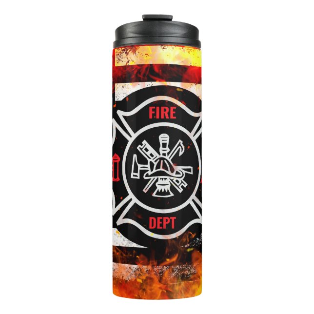 Fireman-Geschenk Thermosbecher (Vorderseite)