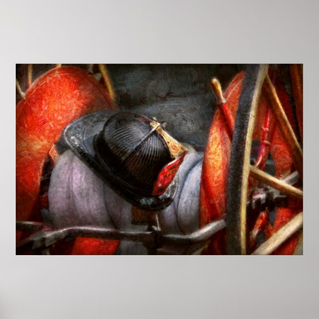 Fireman - Hat - South Plainfield Fire Dept Poster (Vorne)