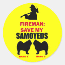 Fireman Rettete meine Samoyeds