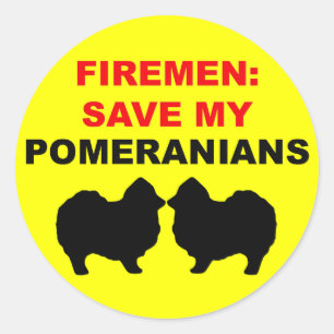 Fireman Rettete meine Spitze Runder Aufkleber