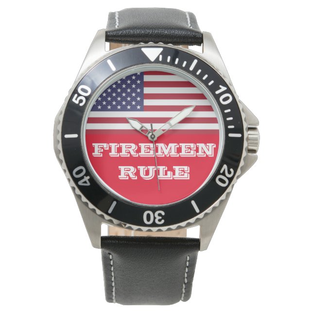 FIREME-REGEL ARMBANDUHR (Vorderseite)