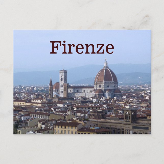 Firenze Florence Italien Postkarte (Vorderseite)