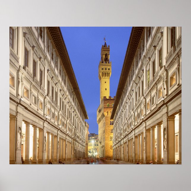 Firenze Galeria degli Uffizi Florence Italien Post Poster (Vorne)