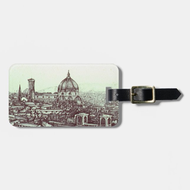 Firenze Gepäckanhänger (Vorderseite horizontal)