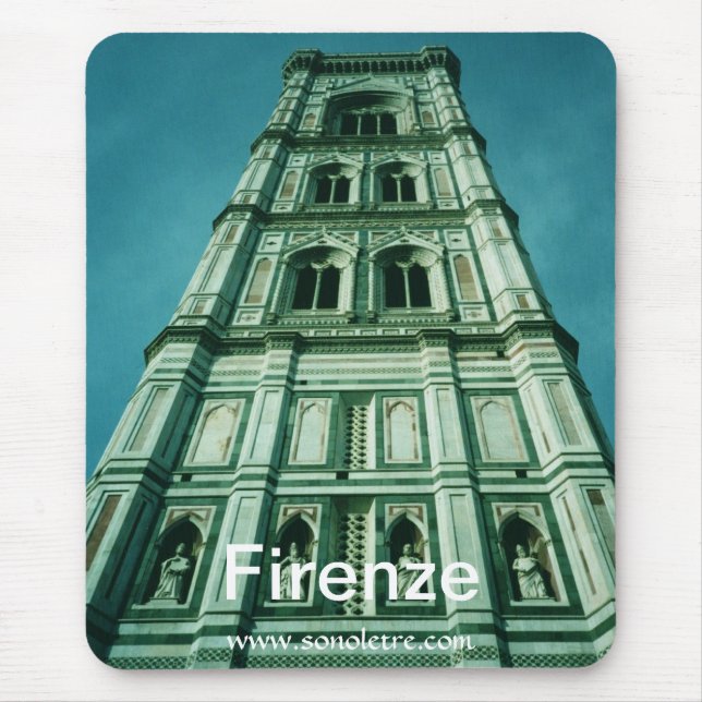 Firenze-Glockenturm-Ansicht Mousepad (Vorne)