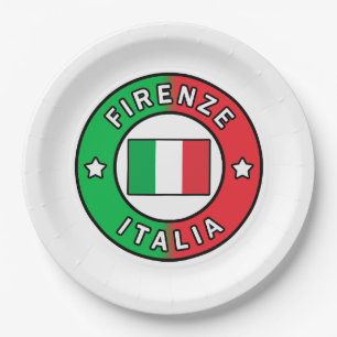 Firenze Italia Pappteller