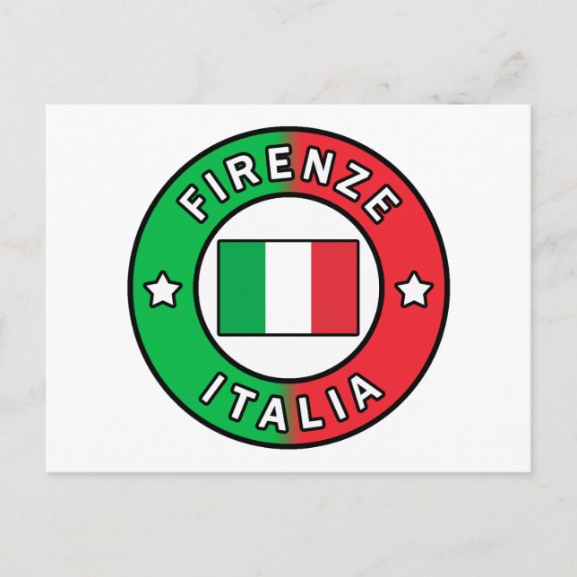 Firenze Italia Postkarte (Vorderseite)