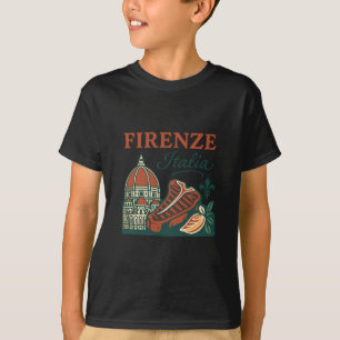 Firenze Italia Souvenir Florenz Italien Essen Und  T-Shirt