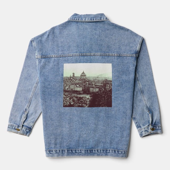 Firenze, Italien Jeansjacke (Rückseite)