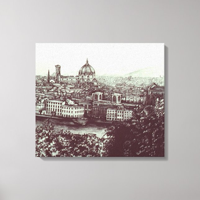Firenze, Italien Leinwanddruck (Vorderseite)