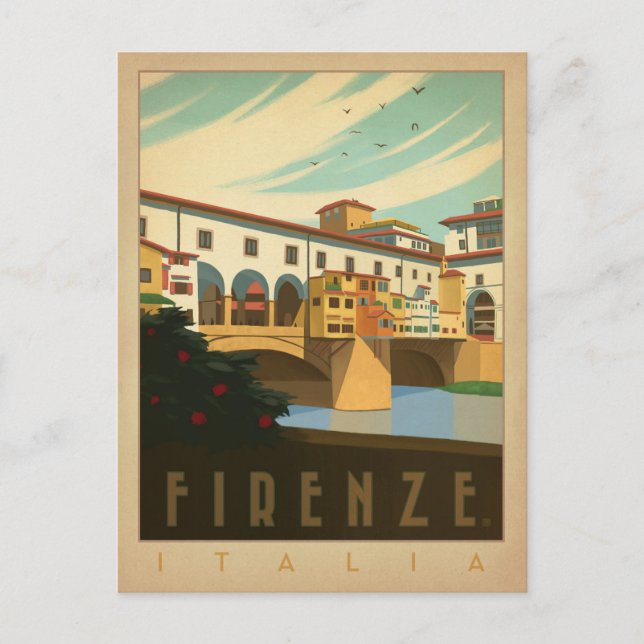 Firenze, Italien Postkarte (Vorderseite)
