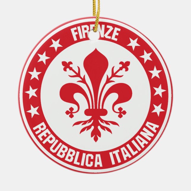 Firenze Keramik Ornament (Vorne)