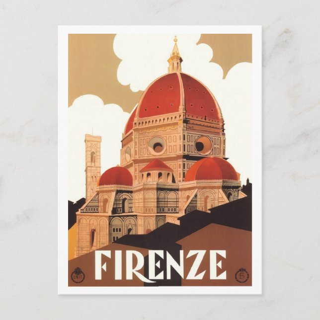 Firenze Poster Post Card Postkarte (Vorderseite)