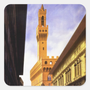 Firenze Quadratischer Aufkleber
