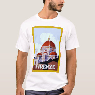 Firenze ~ Vintage italienische Reise T-Shirt