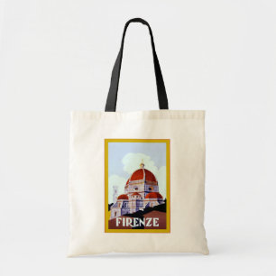 Firenze ~ Vintage Italienische Reise Tragetasche