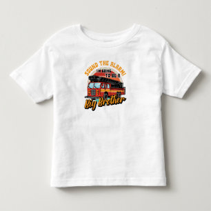 Fireruck Big Brother Sound der Alarm Kleinkind T-shirt