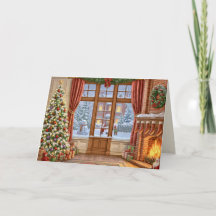 Fireside Christmas: Snowman Window