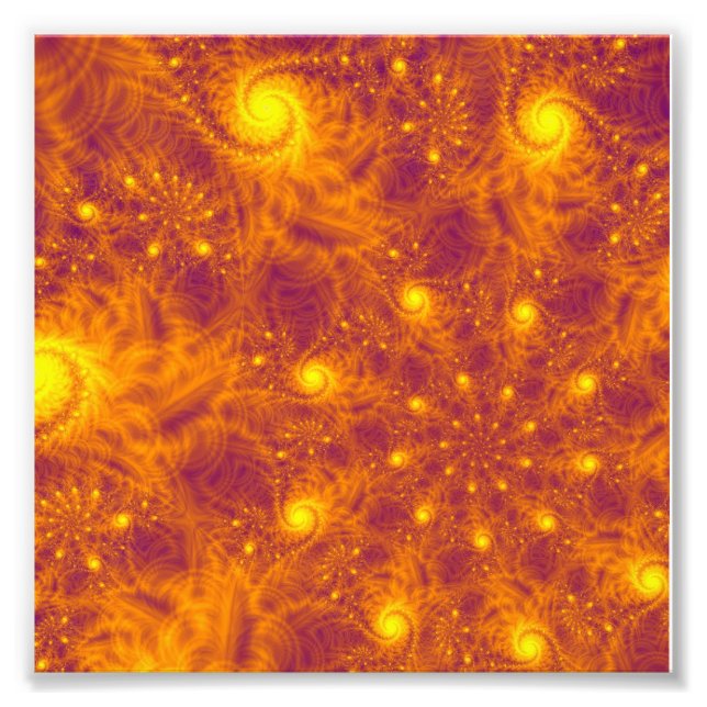 Firestorm Abstrakt Art Foto drucken (Vorne)