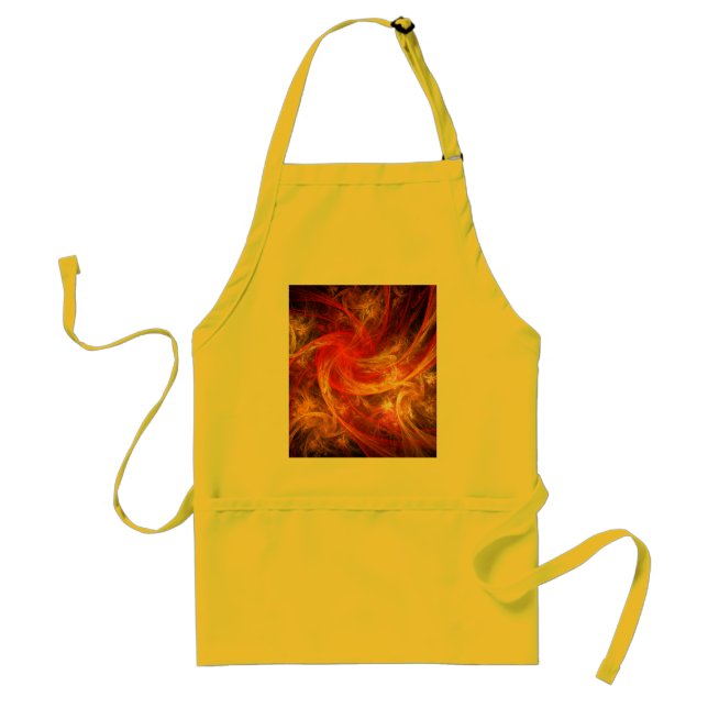 Firestorm Abstrakt Art Schürze (Vorne)