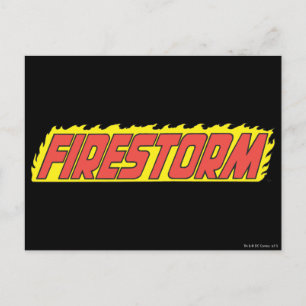 Firestorm-Logo Postkarte