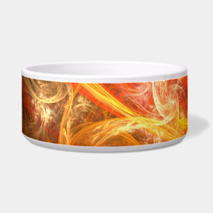 Firestorm Nova Abstrakt Art Dog Bowl Napf