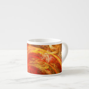 Firestorm Nova Abstrakt Art Espresso Tasse