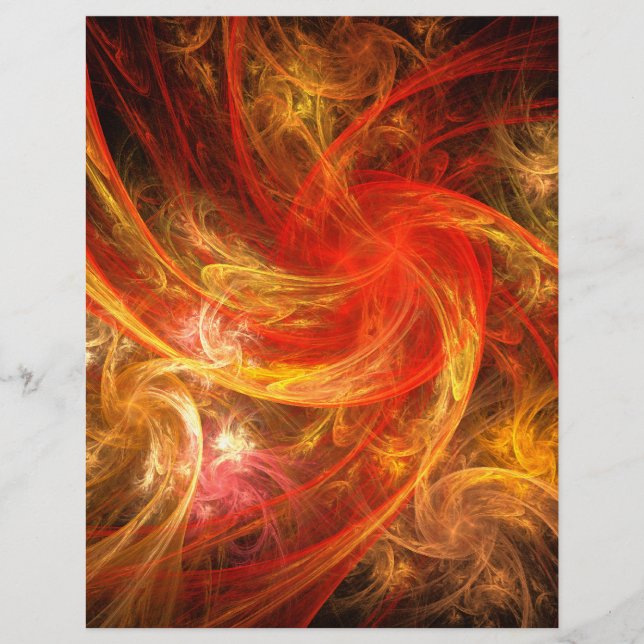 Firestorm Nova Abstrakt Art Flyer (Vorne)