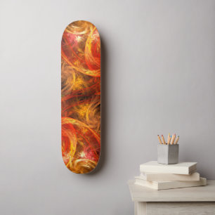 Firestorm Nova Abstrakt Art Skateboard