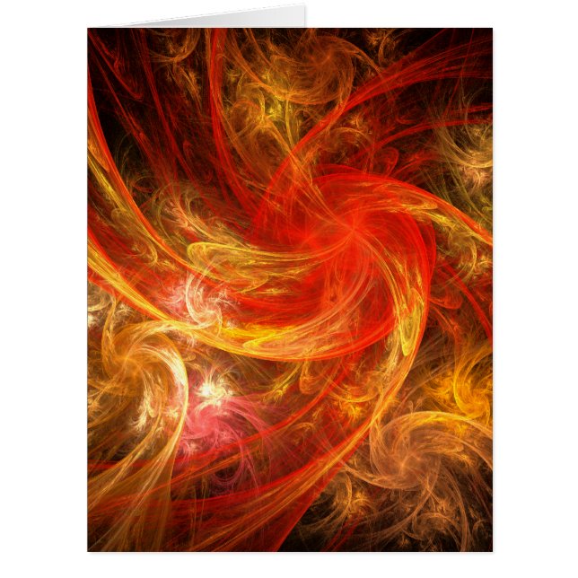 Firestorm Nova Abstrakte Kunst (Vorderseite)