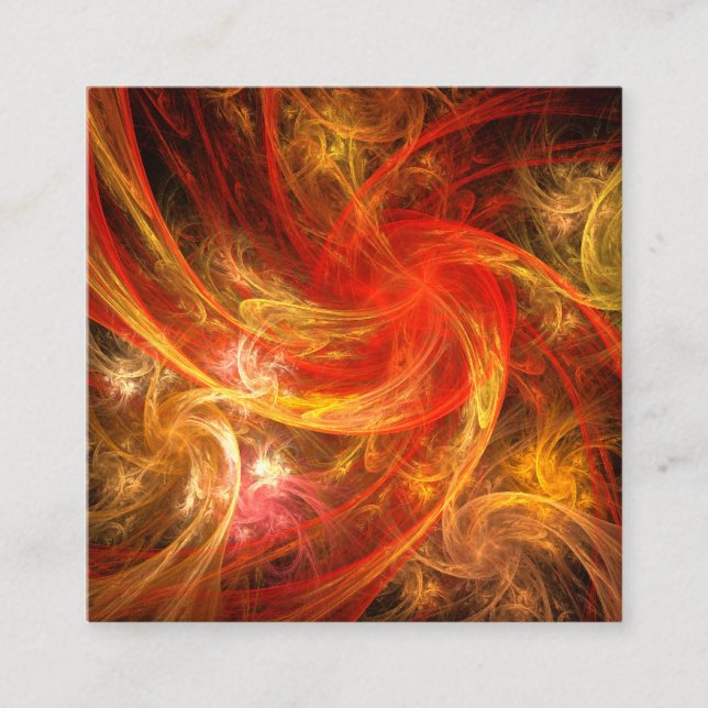 Firestorm Nova Abstrakte Kunst Begleitkarte (Vorderseite)