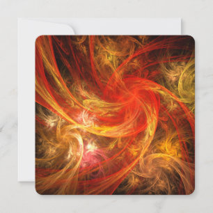 Firestorm Nova Abstrakte Kunst Einladung
