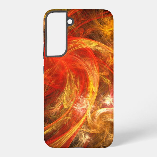 Firestorm Nova Abstrakte Kunst Samsung Galaxy Hülle (Rückseite)