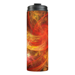 Firestorm Nova Abstrakte Kunst Thermosbecher