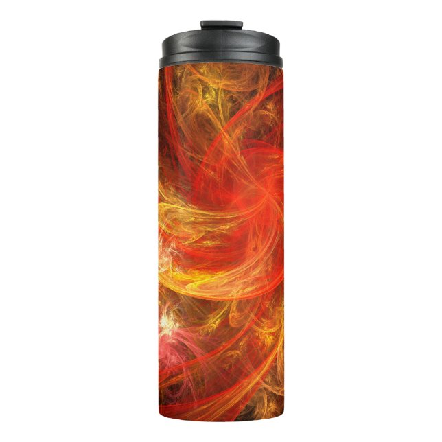 Firestorm Nova Abstrakte Kunst Thermosbecher (Vorderseite)