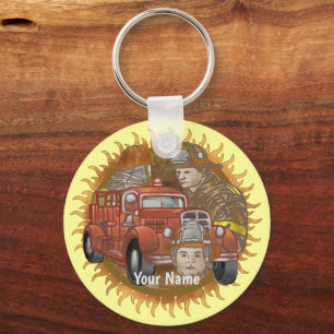 Firetruck Buddy Feuerwehrmann Schlüsselanhänger