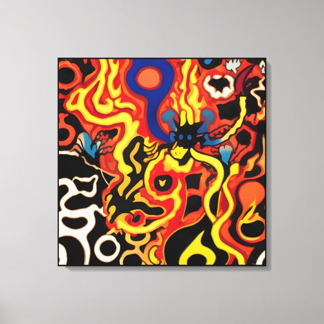 Firewall Leinwanddruck (Vorderseite)