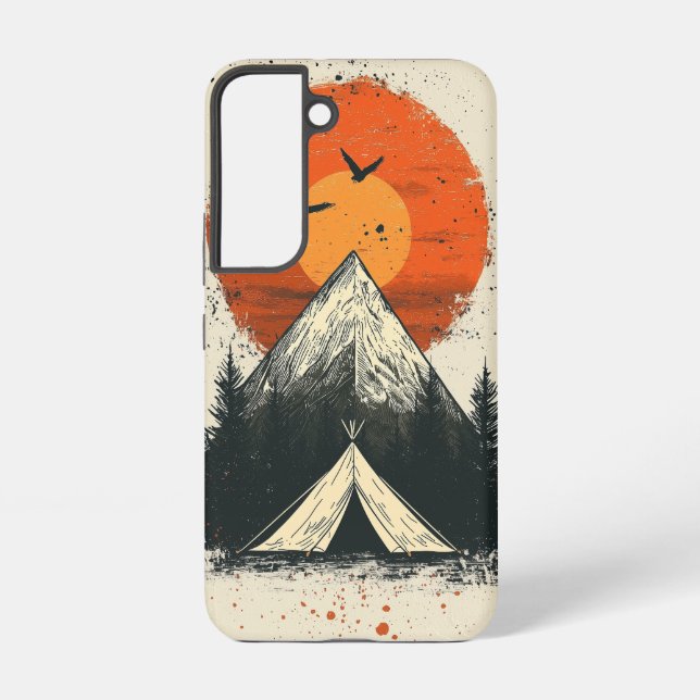 Firewatch Forest Moon Phone Case Samsung Galaxy Hülle (Rückseite)