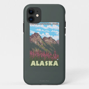 Fireweed u. Berge - Denali Nationalpark, Case-Mate iPhone Hülle